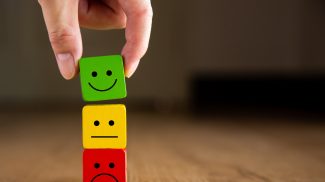 Customer service evaluation and satisfaction survey concepts.